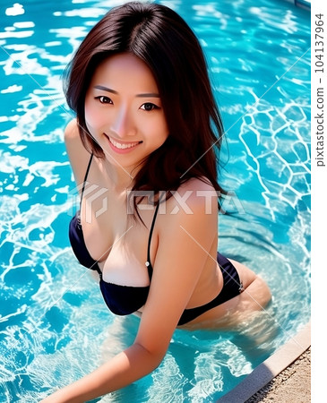 一個泳裝女士 一個泳裝女士 104137964