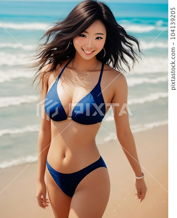 A swimsuit lady A swimsuit lady 104139205
