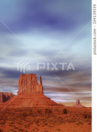 Sunrise Monument Valley Arizona Navajo Nation Sunrise Monument Valley Arizona Navajo Nation 104139339