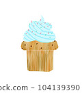 Cupcake cream illustration 104139390