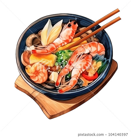 fish, seafood, watercolor, food, illustration, animal, shrimp, menu, Generative AI fish, seafood, watercolor, food, illustration, animal, shrimp, menu, Generative AI 104140397