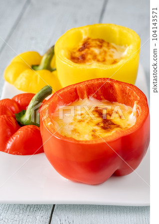 Stuffed red peppers Stuffed red peppers 104143571