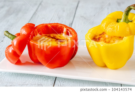 Stuffed red peppers Stuffed red peppers 104143574