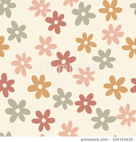 Floral seamless pattern. Vector design for paper, cover, fabric interior decor Floral seamless pattern. Vector design for paper, cover, fabric interior decor 104143816