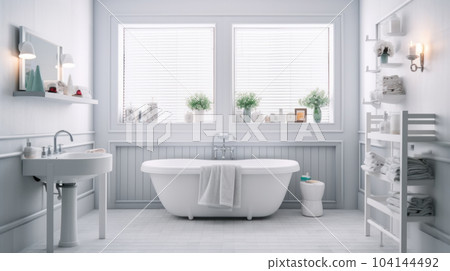 modern bathroom interior with bathroom modern bathroom interior with bathroom 104144492