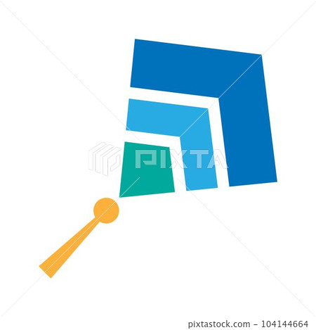 Kite logo icon design 104144664