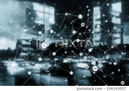 Background from the communication system. 104145057