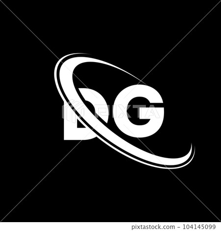 DG logo. D G design. White DG letter. DG/D G letter logo design. Initial letter DG linked circle uppercase monogram logo. DG logo. D G design. White DG letter. DG/D G letter logo design. Initial letter DG linked circle uppercase monogram logo. 104145099