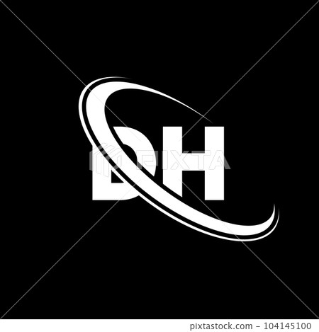 Letter Dh Monogram Logo Inspiration Initial Logo Design Stock Illustration  - Download Image Now - iStock