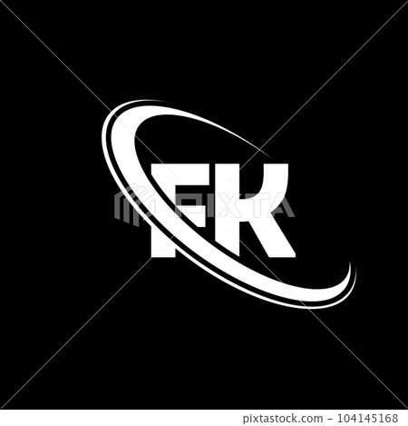 Initial FK logo design vector Stock Vector | Adobe Stock