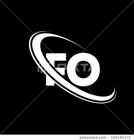 FO logo. F O design. White FO letter. FO/F O letter logo design. Initial letter FO linked circle uppercase monogram logo. FO logo. F O design. White FO letter. FO/F O letter logo design. Initial letter FO linked circle uppercase monogram logo. 104145172