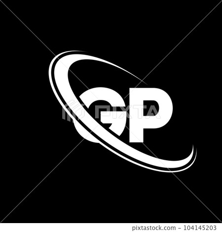 GP logo. G P design. White GP letter. GP/G P letter logo design. Initial letter GP linked circle uppercase monogram logo. GP logo. G P design. White GP letter. GP/G P letter logo design. Initial letter GP linked circle uppercase monogram logo. 104145203