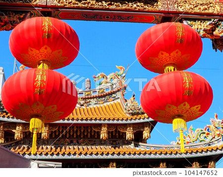 橫濱官帝陵的燈籠 104147652