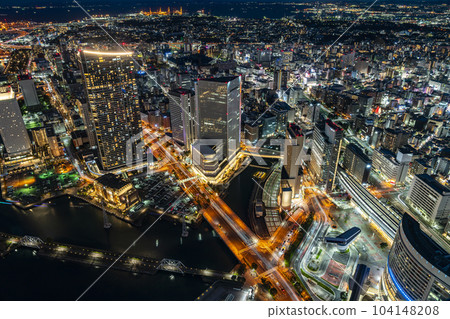 [神奈川] 橫濱市容，夜景美不勝收 104148208