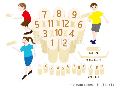 矢量圖的莫魯克 104148314