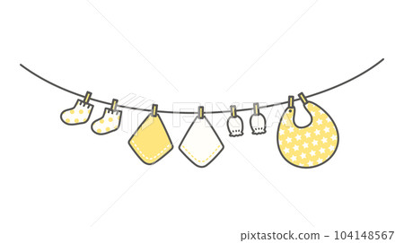 嬰兒嬰兒圖標襪子紗布連指手套簡單 104148567