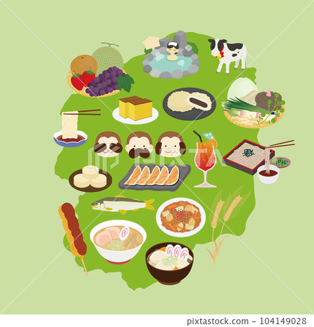 栃木縣特產插圖集 栃木縣特產插圖集 104149028