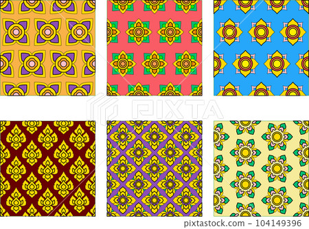 泰國傳統圖案 104149396