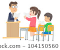 學生在課堂上大聲朗讀 104150560