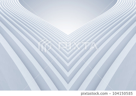 抽象的白色幾何背景3d渲染 104150585