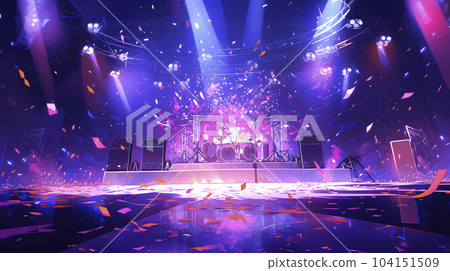 Concert production Spotlight Audience (Generative AI) Concert production Spotlight Audience (Generative AI) 104151509