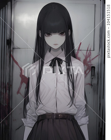 廢墟建築中穿著制服的女學生(生成式 AI) 廢墟建築中穿著制服的女學生(生成式 AI) 104151518