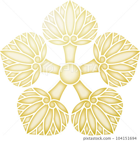 Family Crest Five Aoi [Golden] 104151694