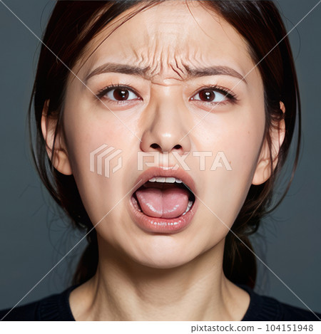 AI-generated image [person] angry woman 104151948