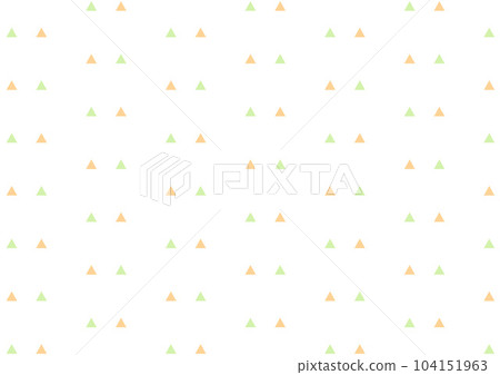 Background small triangular pattern orange and green Background small triangular pattern orange and green 104151963