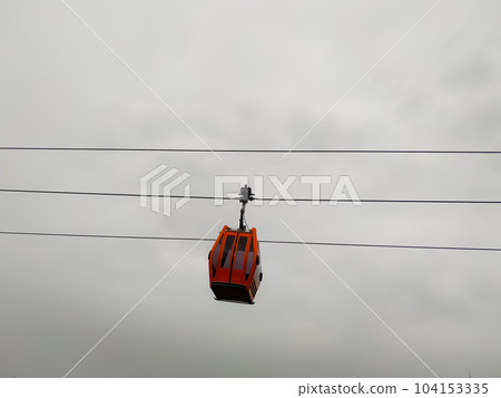 cable car against sky 104153335