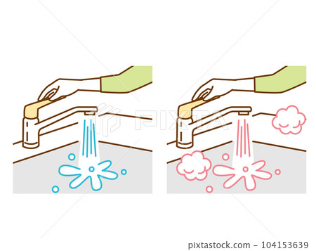 設置從廚房水龍頭流出的水和熱水的插圖 104153639