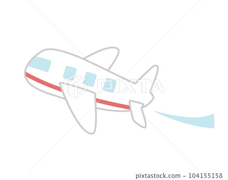 簡單的飛機插畫 104155158