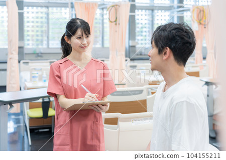 doctor and inpatient doctor and inpatient 104155211