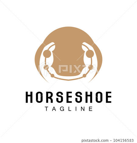 Horseshoe Logo, Cowboy Horse Vector, Icon Design Symbol Template 104156583