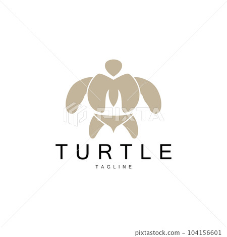 Vector logo turtle. Brand logo in the form of a turtle Stock Vector | Adobe  Stock