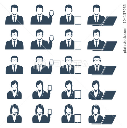 商人圖標 104157983