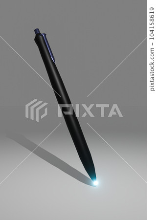 3D render pen with light 104158619