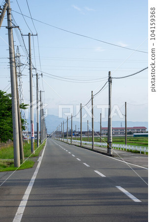 Road in front of Nishinumata Ruins 104159368