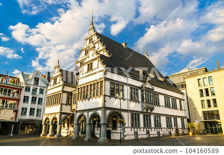 Historic Town Hall of Paderborn in North Rhine-Westphalia, Germany Historic Town Hall of Paderborn in North Rhine-Westphalia, Germany 104160589