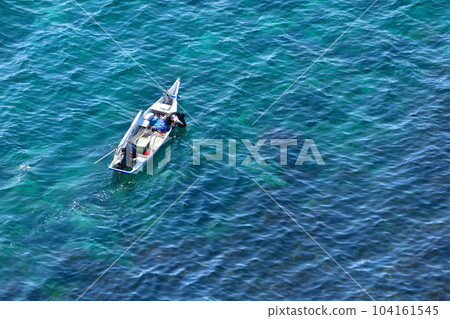 Sea urchin fishing Rishiri Island 104161545