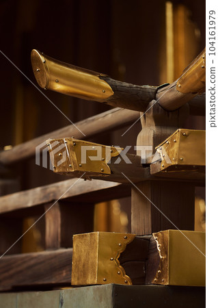 Gold decoration 104161979