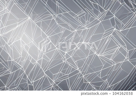 Abstract background. Geometric background. Polygonal crystal structure 104162038