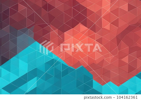 Abstract background. Geometric background. Polygonal crystal structure 104162361