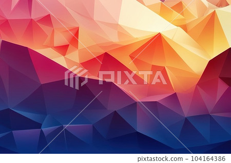 Abstract polygonal background of different color figures. Template for a text. Abstract polygonal background of different color figures. Template for a text. 104164386