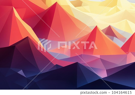 Colorful triangular abstract background. Abstract polygonal background 104164615