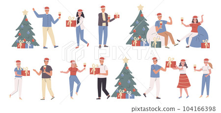 New Year party, Christmas celebration New Year party, Christmas celebration 104166398