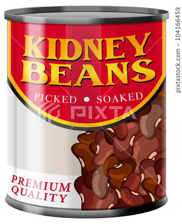 Kidney Beans Organic Product Food Can 104166459