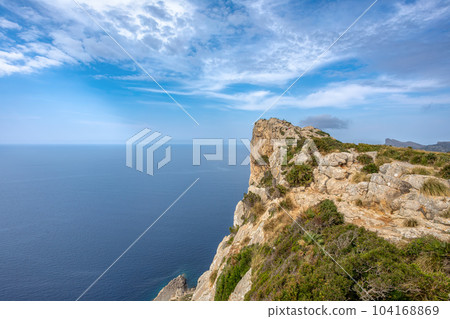 View from Mirador de Es Colomer, Balearic Islands Mallorca Spain. 104168869