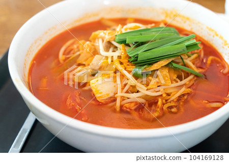 Chow Mein Korean Food Cuisine jjamppong jjambbong noodles 짬뽕 チャンポン Chow Mein Korean Food Cuisine jjamppong jjambbong noodles 짬뽕 チャンポン 104169128