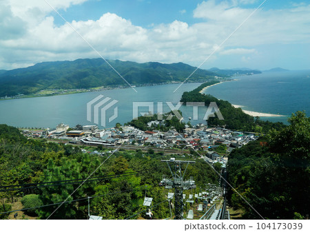 View from Amanohashidate Viewland 104173039